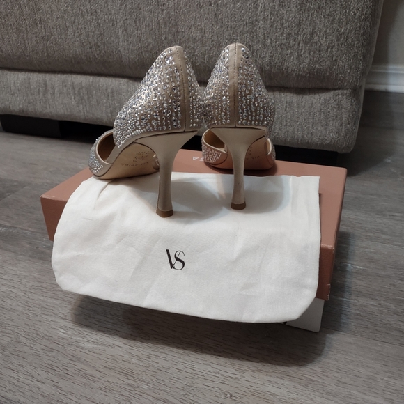 NIB Via Spiga Nude Ondine3 Pumps Size 8.5 - Picture 14 of 16